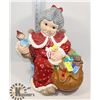 Image 1 : LARGE CHRISTMAS GRANDMA FIGURINE
