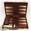 Image 1 : VINTAGE BACKGAMMON GAME