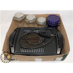 BOX W/INDOOR GRILLER (WKG) & SET OF 4