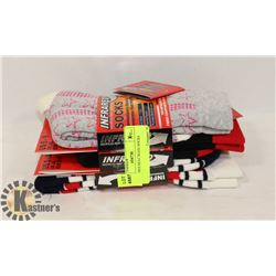 3PK LADIES HEAT WAVE SOCKS