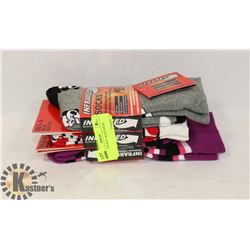 3PK LADIES HEAT WAVE SOCKS