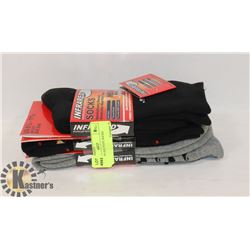 3PK MENS HEAT WAVE SOCKS