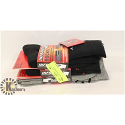 3PK MENS HEAT WAVE SOCKS