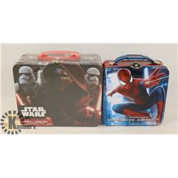 STAR WARS PUZZLE, SPIDERMAN LUNCH BOX
