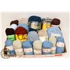 Image 1 : FLAT OF ASSORTED YARN