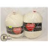 Image 1 : TWO 16-OZ BALLS OF YARN