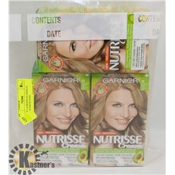 LOT OF 3 GARNIER NUTRISSE 81 MEDIUM ASH BLONDE