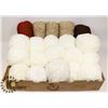 Image 1 : FLAT OF ASSORTED YARN