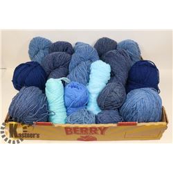 FLAT OF ASSORTED YARN