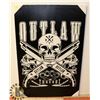 Image 1 : OUTLAW STRETCHED CANVAS ART