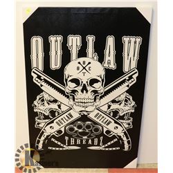 OUTLAW STRETCHED CANVAS ART