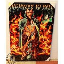 HIGHWAY TO HELL CANVAS ART