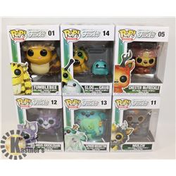 LOT OF 6 FUNKO POP MONSTERS COLLECTION
