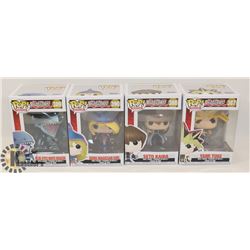 LOT OF 4 FUNKO POP YU-GI-OH CHARACTERS