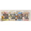 Image 1 : LOT OF 4 FUNKO POP MR. BEAN, ED SHEERAN, QUEEN