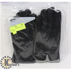 2 PK LADIES LEATHER GLOVES SZ MED