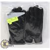 Image 1 : 2 PK LADIES LEATHER GLOVES SZ MED