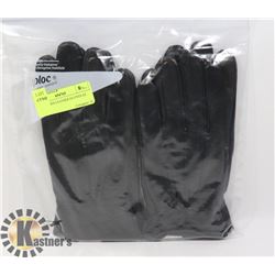 2 PK LADIES LEATHER GLOVES SZ MED