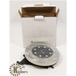 LOT OF 4 NEW LED SOLAR STUDS