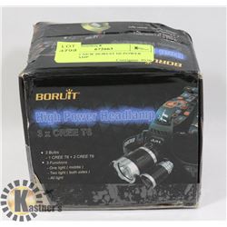 LOT OF 1 NEW BORUIT HI POWER HEAD LAMP