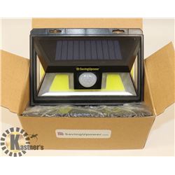 LOT OF 2 NEW SOLAR SECURITY LED LIGHTS