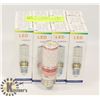Image 1 : LOT OF 12 NEW LED LIGHT BULBS - 3000K