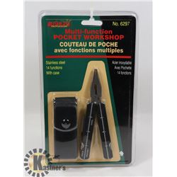 LOT OF 2 NEW 14 FUNCTION BUSHLINE MULTI-TOOLS