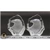 Image 1 : LOT OF TWO CRYSTAL EAGLE DISPLAYS