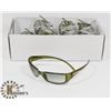 Image 1 : BOX OF DARK GREEN DESIGNER SUNGLASSES