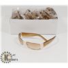 Image 1 : BOX OF DARK YELLOW DESIGNER SUNGLASSES