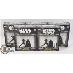 LOT OF 5 TOPPS STAR WARS BOXES OF TRADING CARDS