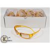 Image 1 : BOX OF ORANGE DESIGNER SUNGLASSES