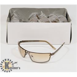 BOX OF AMBER DESIGNER SUNGLASSES