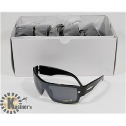 BOX OF BLACK DESIGNER SUNGLASSES