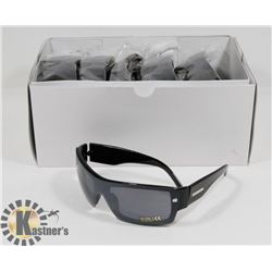 BOX OF BLACK DESIGNER SUNGLASSES