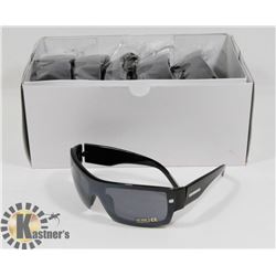 BOX OF BLACK DESIGNER SUNGLASSES