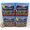 Image 1 : LOT OF 4 NEW 100 PC PUZZLES
