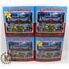 Image 1 : LOT OF 4 NEW 100 PC PUZZLES
