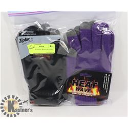 2PK LADIES HEAT WAVE MITTENS