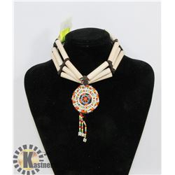 NATIVE CANADIAN MADE BEADED CHOCKER