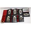 Image 1 : LOT OF 7 ROYAL CANADIAN MINT SILVER DOUBLE DOLLAR