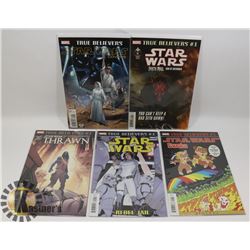LOT OF 5 MARVEL STAR WARS COLLECTORS COMICS