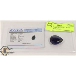 CERTIFIED 116.60 CARATS BLUE SAPPHIRE NATURAL