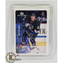 JASON STURDWICK VANCOUVER CANUCKS SIGNED CARD.