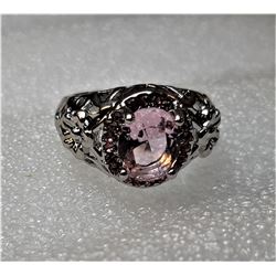 8)  SILVER RHODIUM PLATED WITH PALE