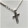 Image 3 : SILVER CROSS NECKLACE