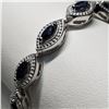 Image 1 : SILVER BLUE SAPPHIRE BRACELET