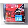 Image 1 : 21)  FACTORY SEALED LOT OF 30  TDK CDR