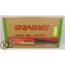 LOT OF 6 NEW 15" ULTRA VISION WIPER BLADES