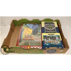 3 NEW JIGSAW PUZZLES.